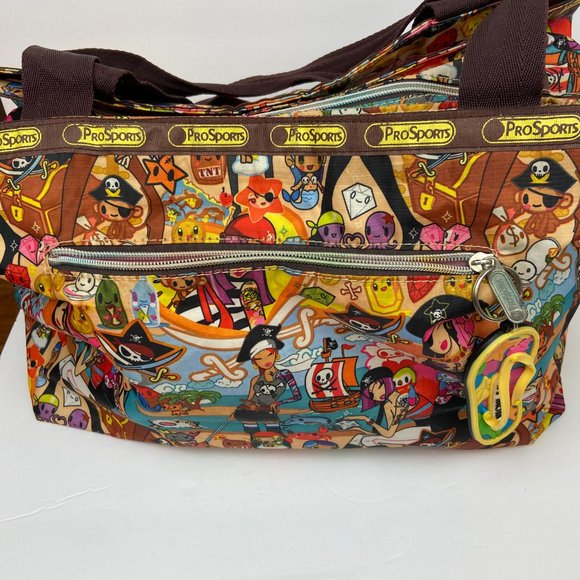 ProSport Tokidoki like Print Tote bag Large - Picture 7 of 16